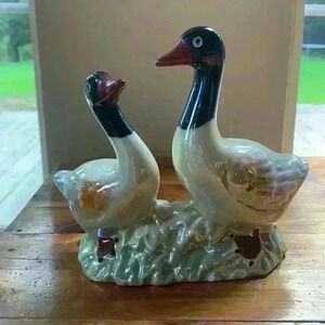 Vintage Rare Lusterware Duck Figurine
